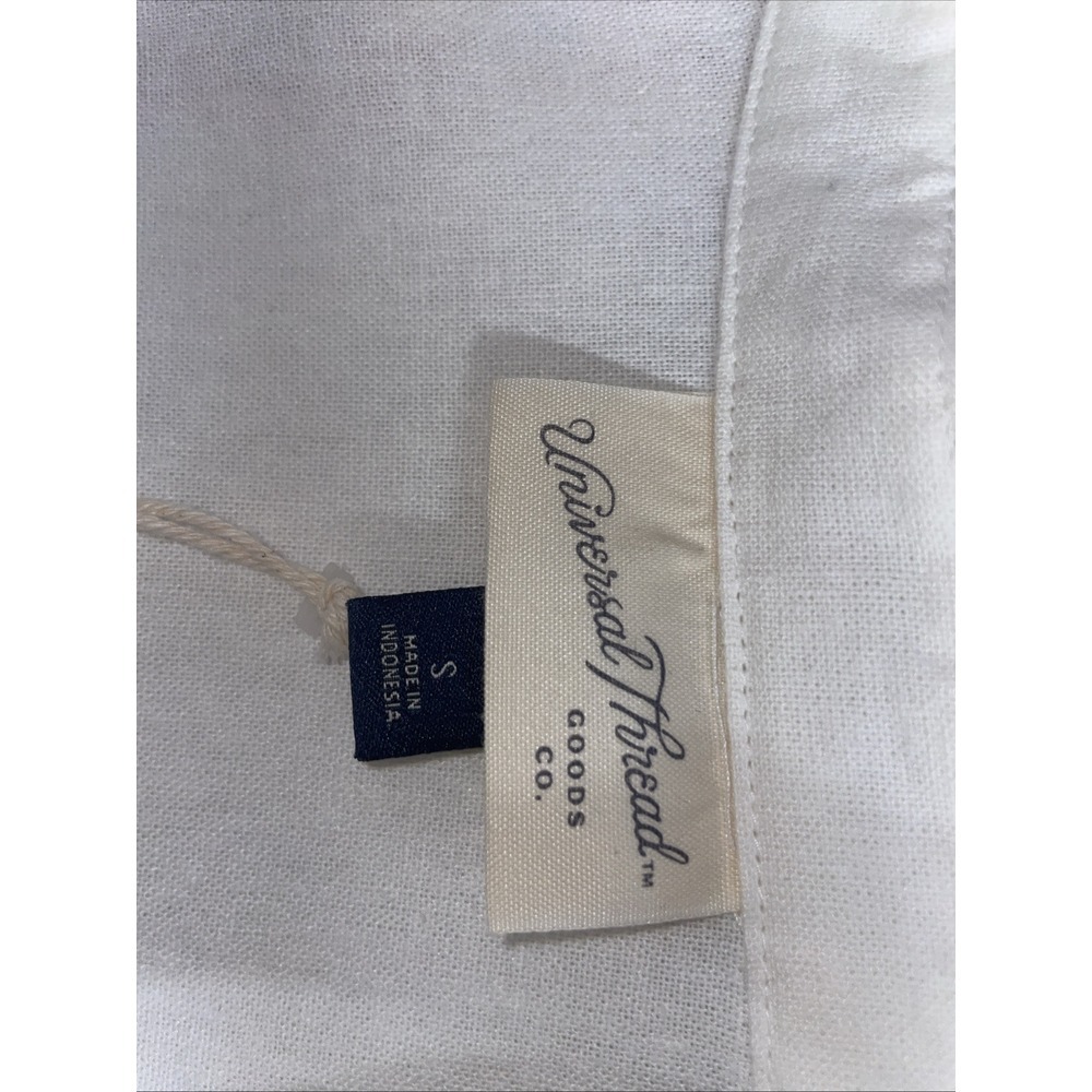 Universal Thread Womens White Button Up Romper Si… - image 3